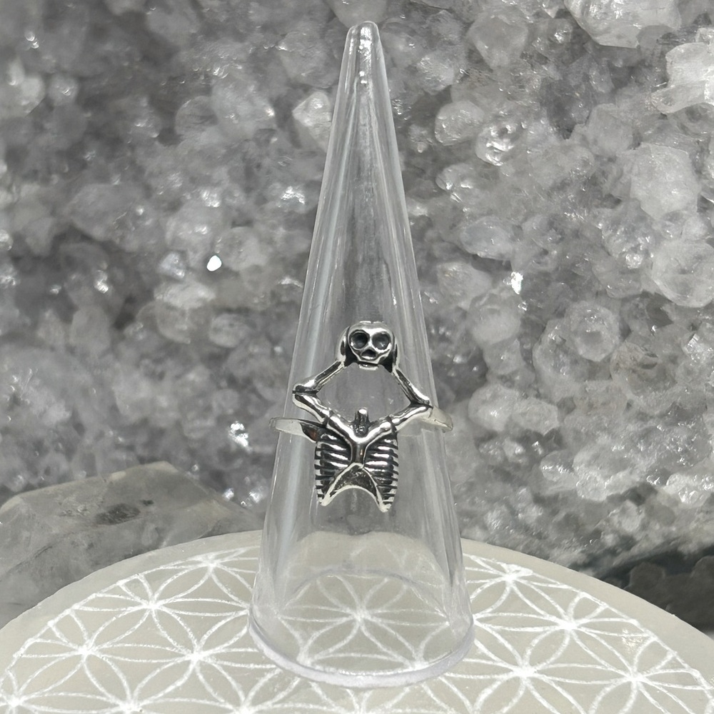 Silver Skeleton Ring